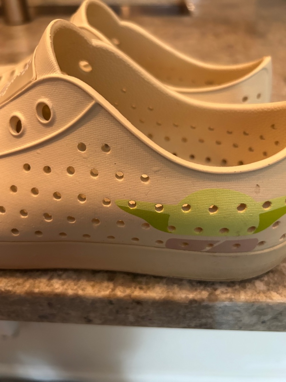Star Wars Slip-On Sneakers in Off-White